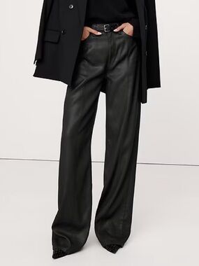 Coated Denim Pintuck Jean - Tall